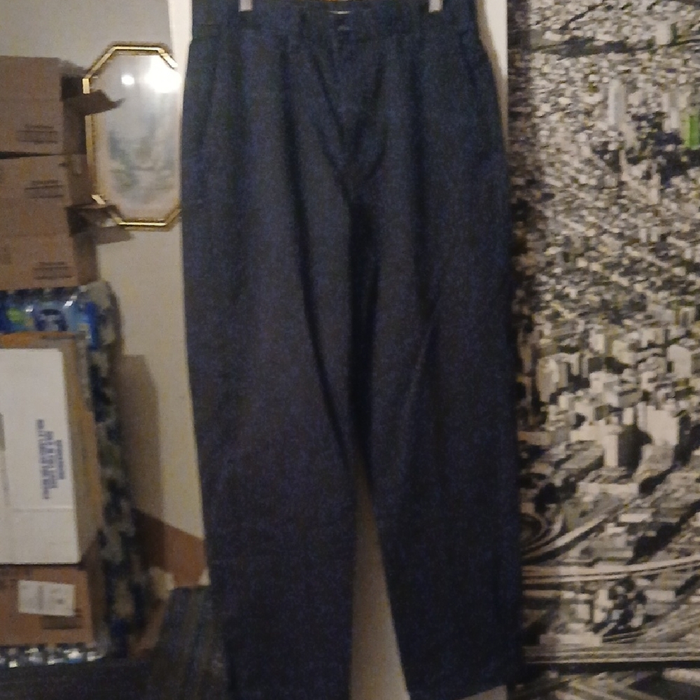 Dockers Men's Dark Blue Khakis Dress Pants Eated 30 X 32
